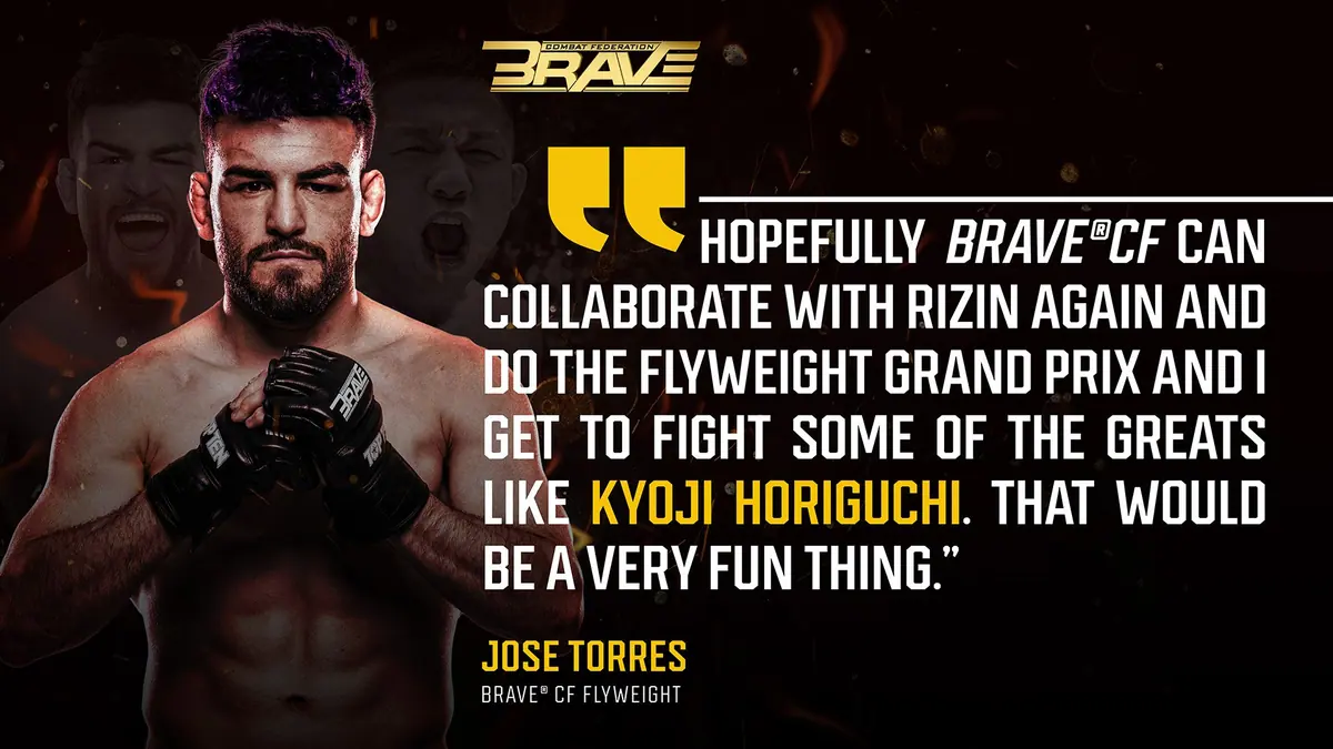 Jose ‘Shorty’ Torres interested in a showdown with Kyoji Horiguchi, hopes to represent BRAVE CF at RIZIN Flyweight Grand Prix