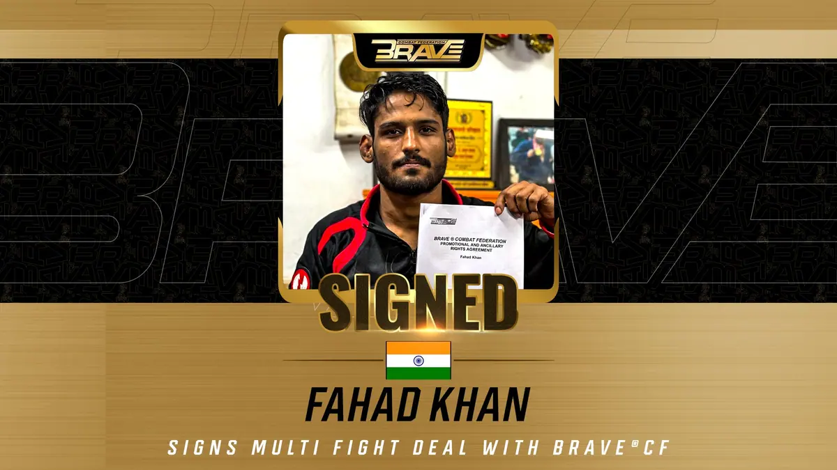 Indian Flyweight Fahad Khan Inks Multi-Fight Deal with BRAVE Combat Federation