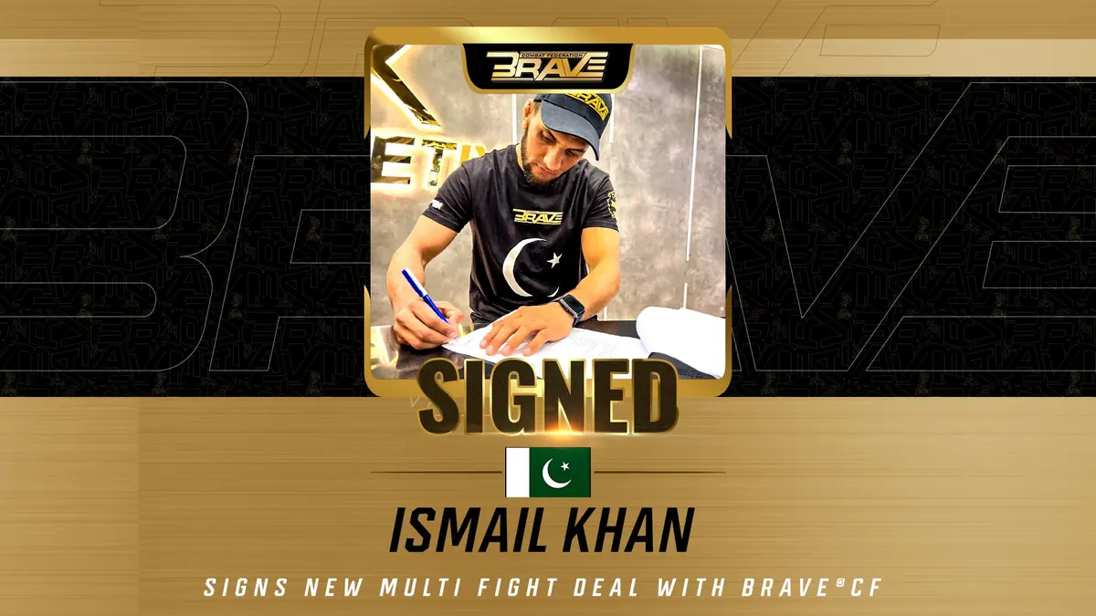 Pakistan’s Flyweight Sensation Ismail Khan Signs Multi-Fight Deal with BRAVE Combat Federation