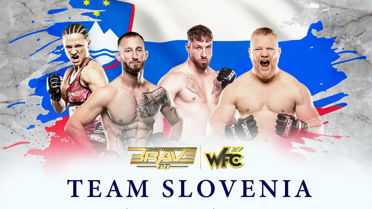 New generation of world-class fighters from Slovenia has been empowered by BRAVE CF and WFC