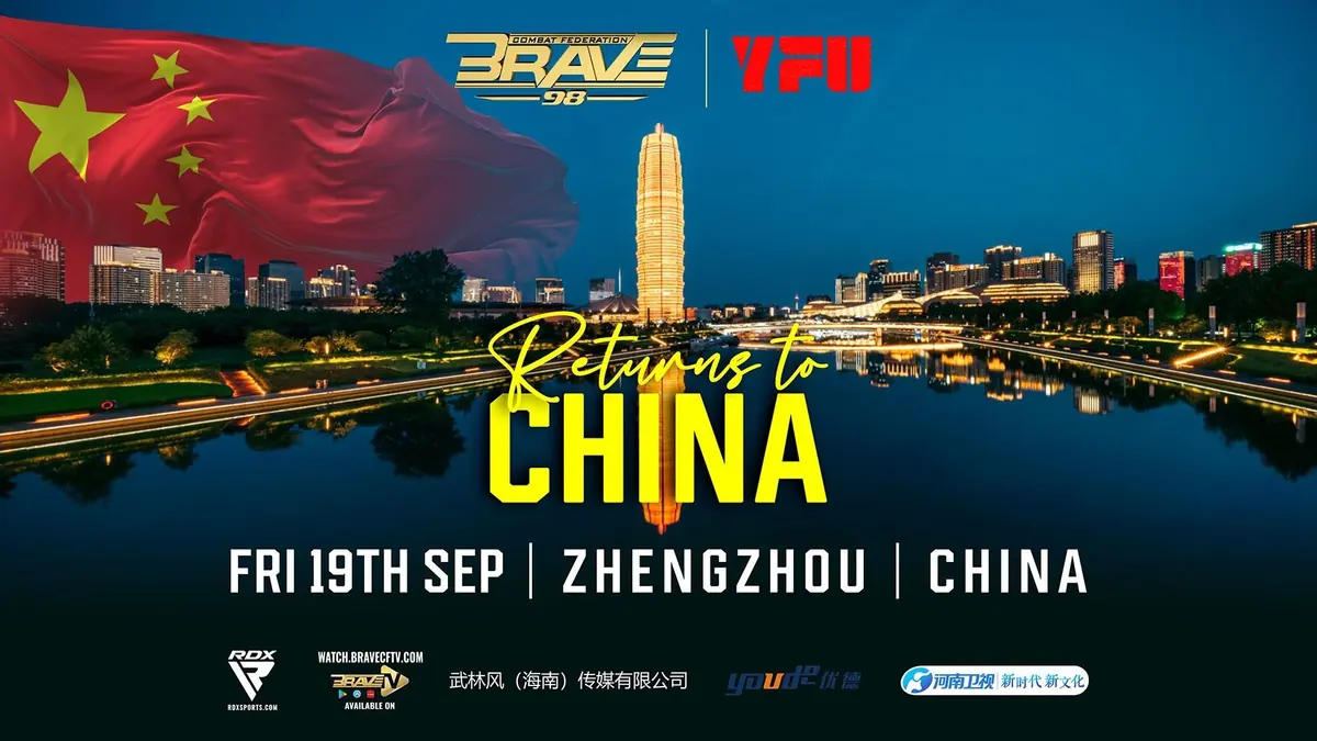 BRAVE CF 98 Heads to Zhengzhou, China – BRAVE CF vs WLF Rivalry Heats Up Once Again