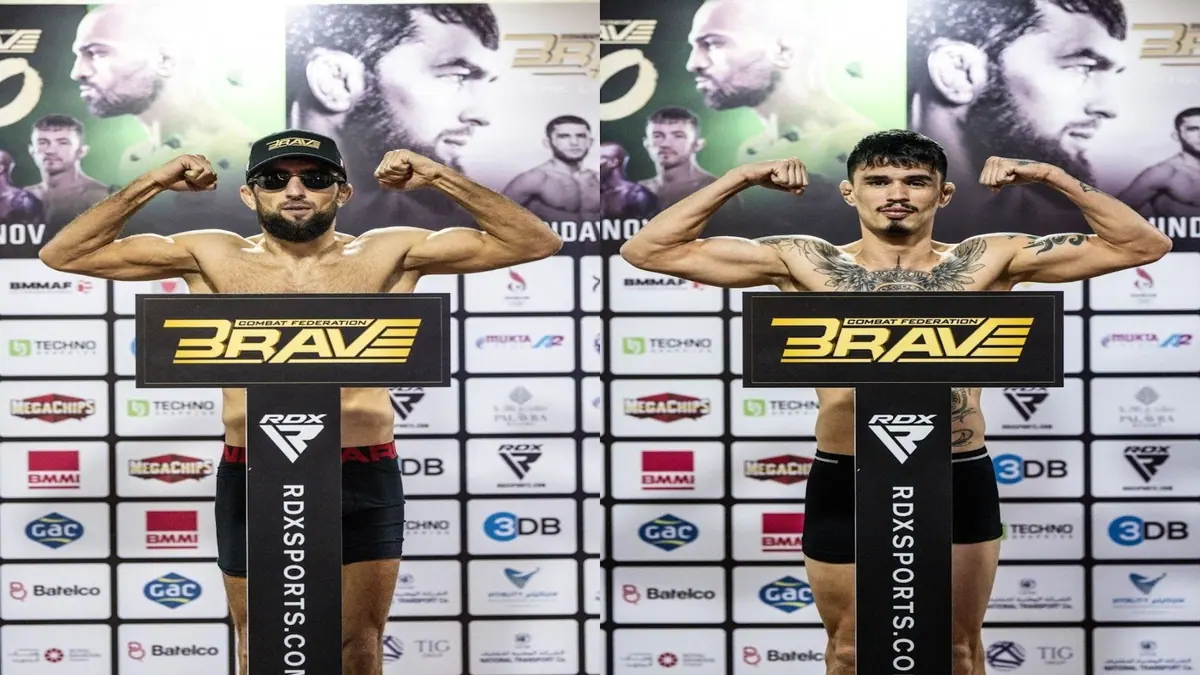 All Athletes Make Weight Ahead Of BRAVE CF 101: KHK Legacy II In Bahrain