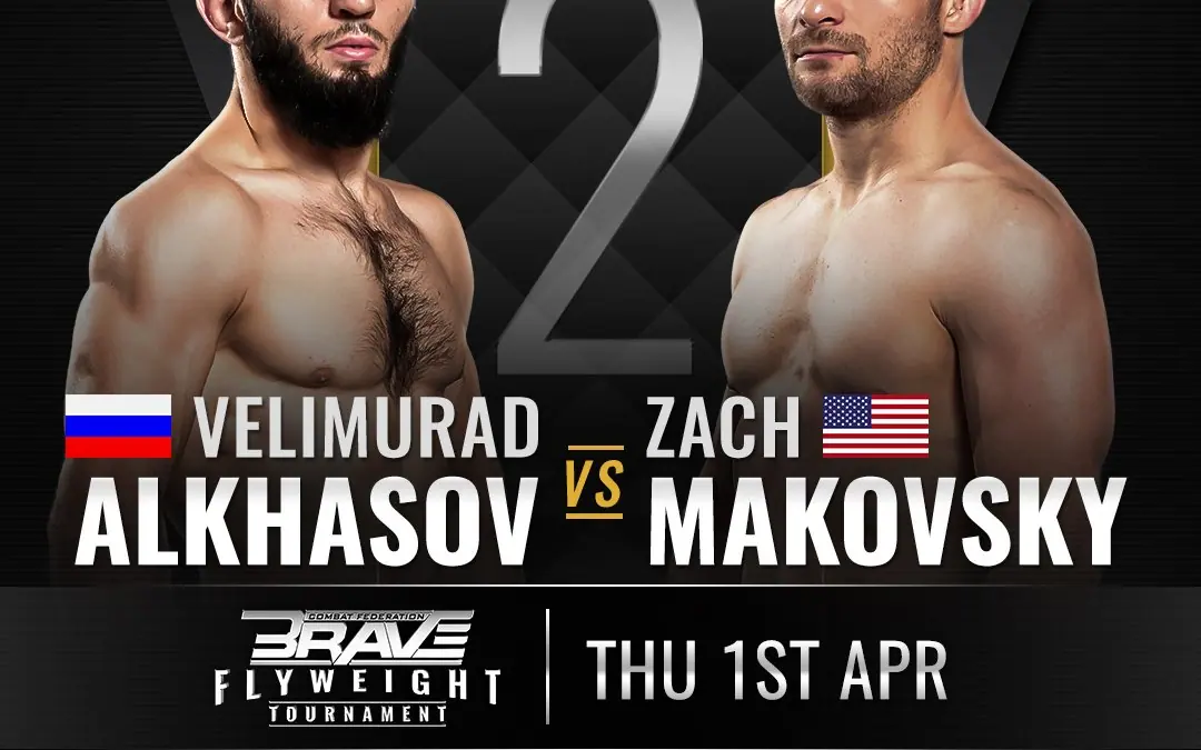 BRAVE CF 50: Zach Makovsky vs Velimurad Alkhasov rematch set for the Flyweight tournament