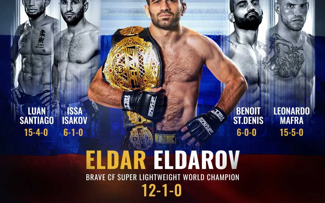 BRAVE CF 46: Super Lightweight champion Eldar Eldarov has stacked division gunning for his title