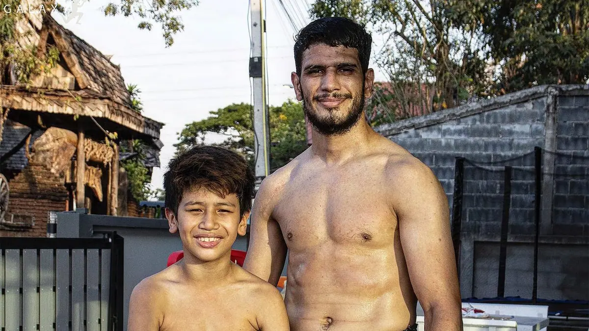 For Youssef Boughanem, combat sports is a family affair: 'I have a great team that helps me suffer'