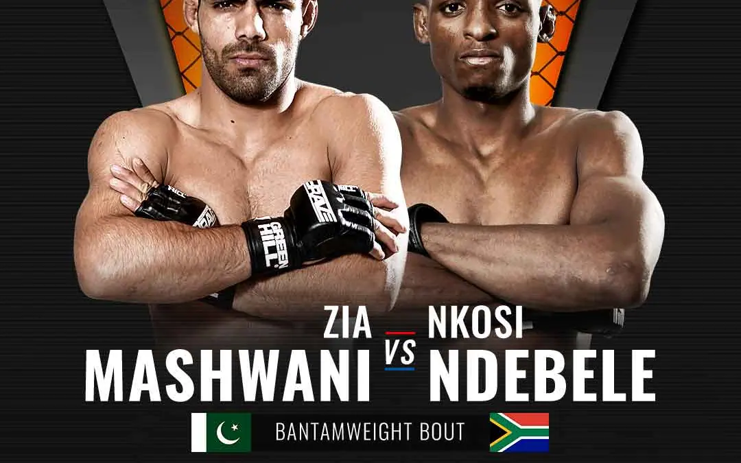 Nkosi Ndebele meets Zia Mashwani in a battle of prospects at BRAVE CF 45