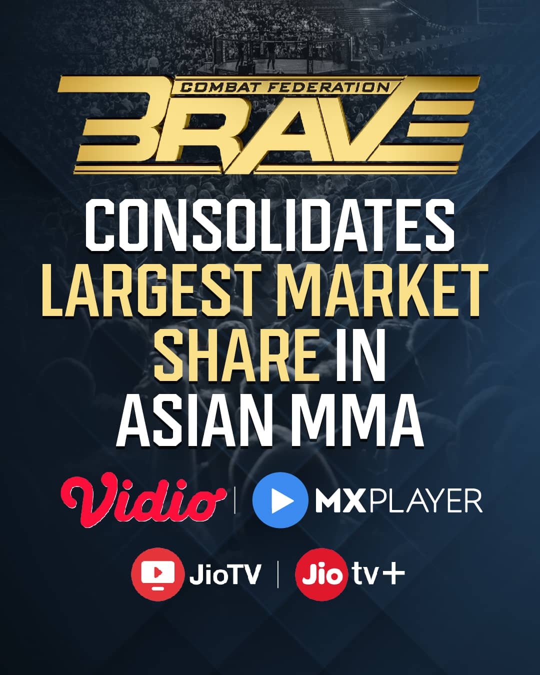 BRAVE CF consolidates largest market share in Asian MMA