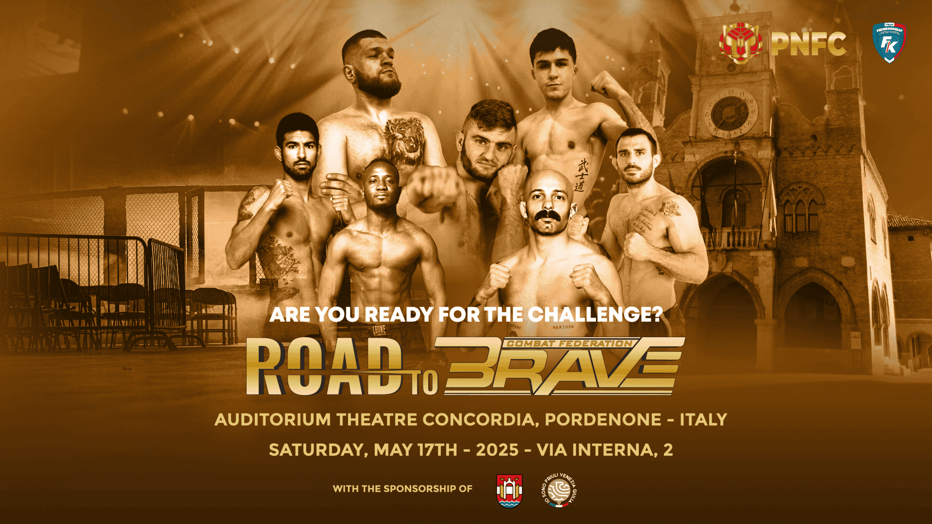 Road to BRAVE Returns to Italy in May with a Stacked Fight Card