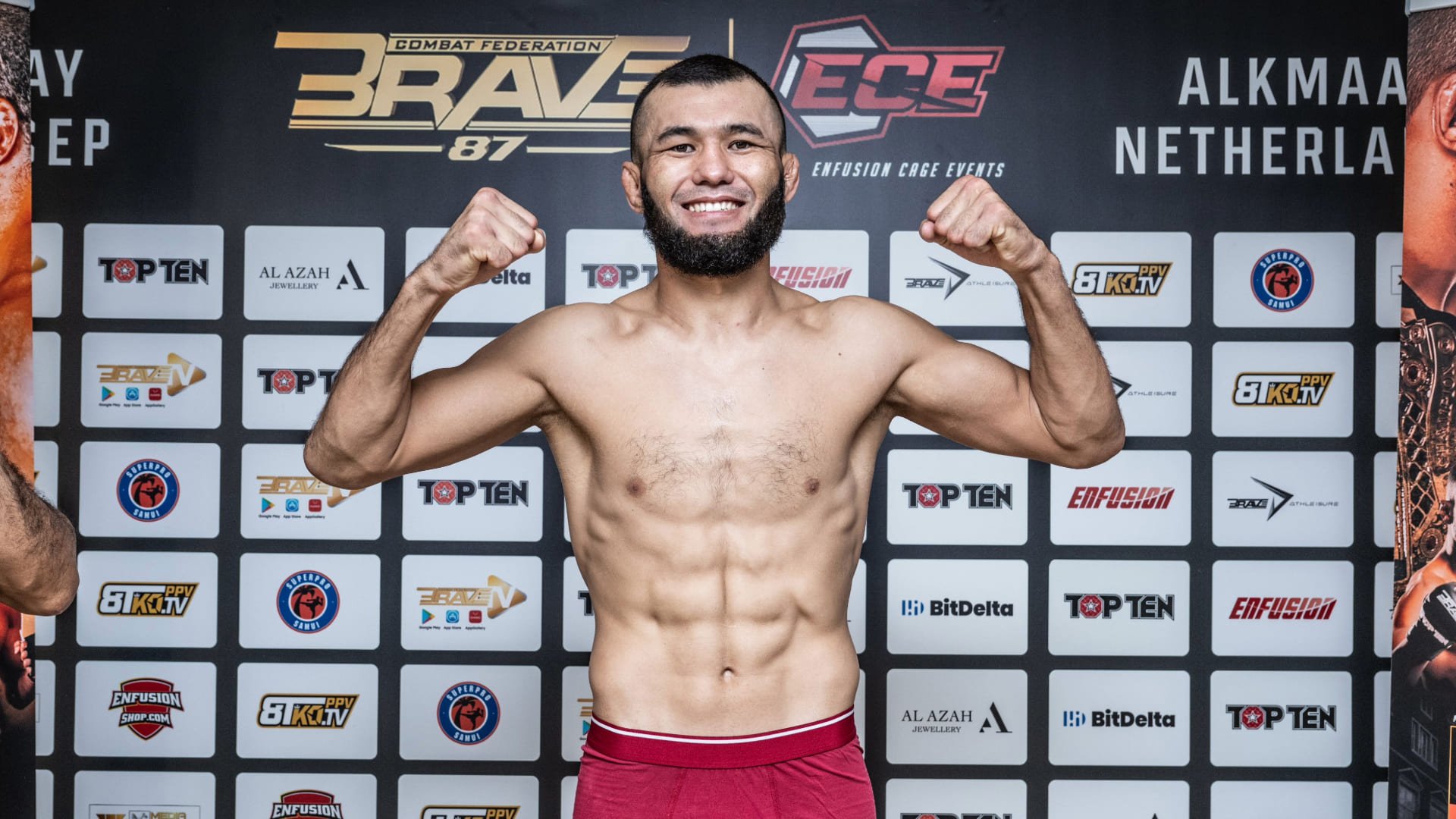 BRAVE CF 87 Official Weigh-Ins: Title fight official; one fighter misses the mark