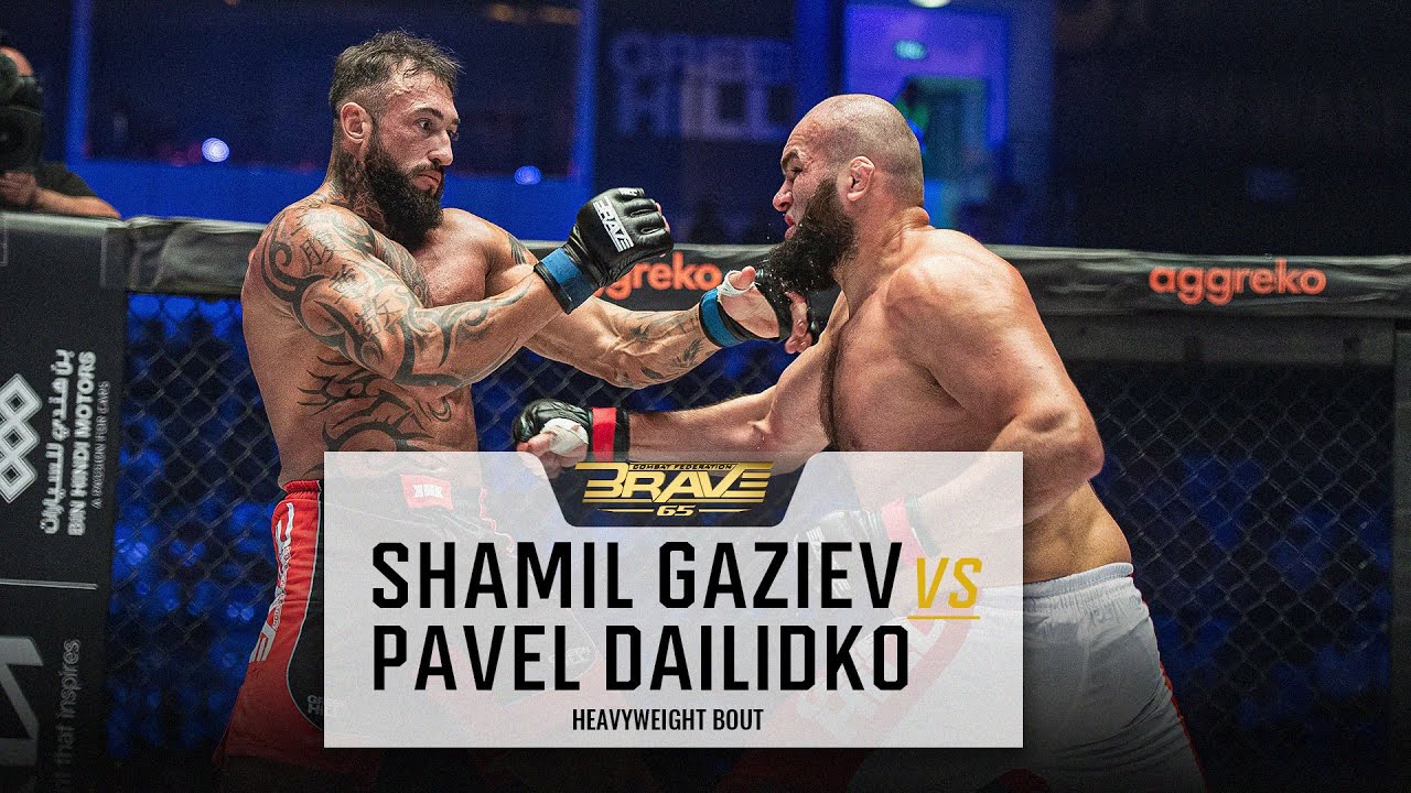 Shamil Gaziev vs Pavel Dailidko | BRAVE CF 65 | FREE MMA FIght