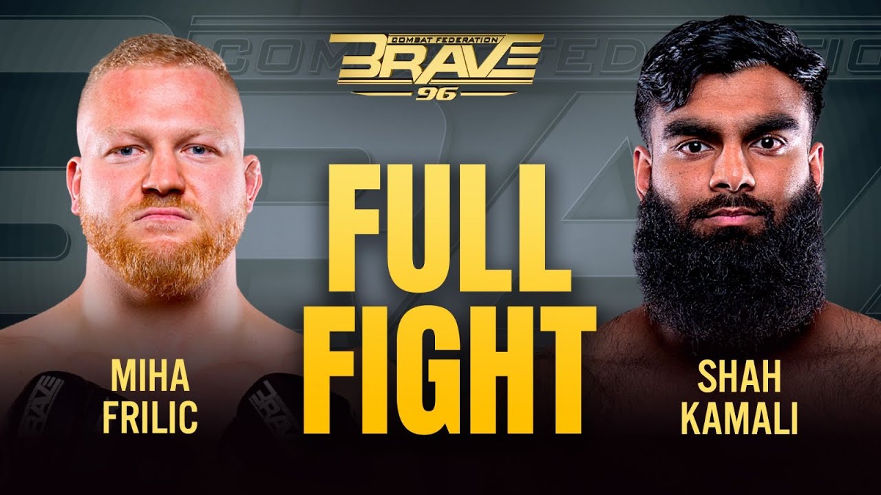 Miha Frlic vs Shah Kamali | Full Fight | BRAVE CF 96