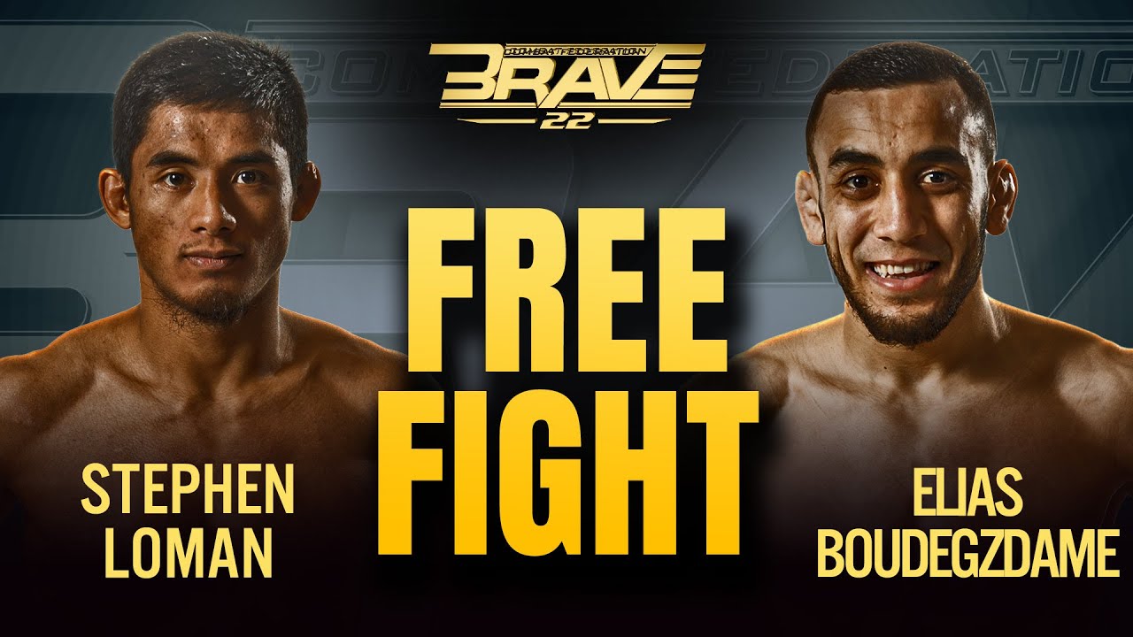  Stephen Loman vs Elias Boudegzdame | FULL FIGHT | BRAVE CF