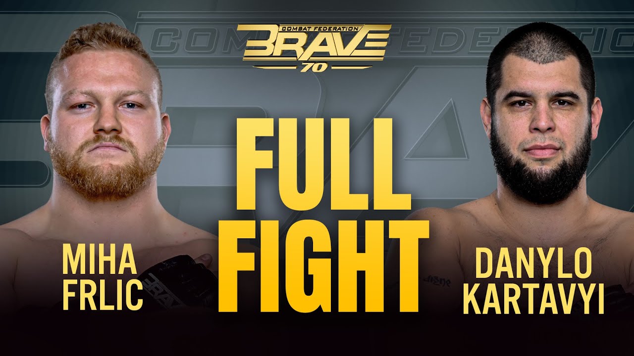 Miha Frilic vs Danylo Kartavyi | FREE FIGHT | BRAVE CF 88